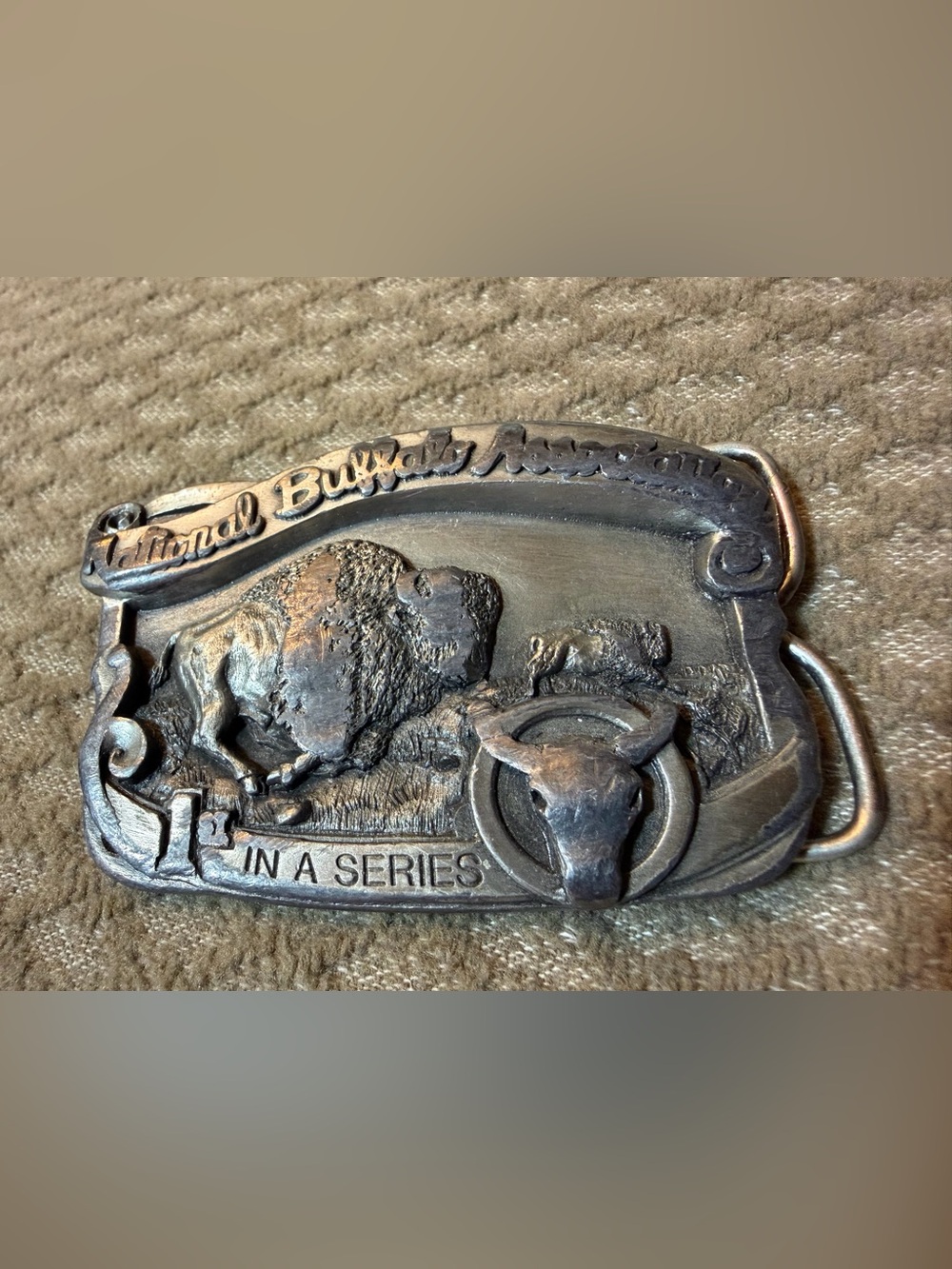Siskiyou Buckle Co. 1984 Limited edition No.13 of 250 American wildlife Buffalo